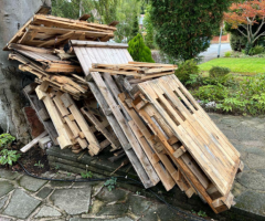 Free fire wood - broken up pallets