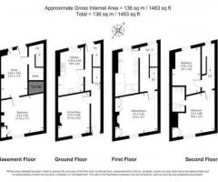 3 Bed Terraced House, London Place, OX4