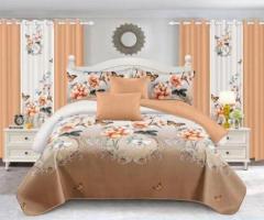 Panda Bedspread & Curtain Sets - 7 Piece