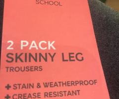 New! 2 school trousers M&S