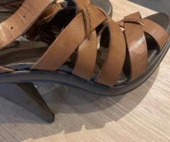 Natural leather women's high heel shoes size 3-4 - 6