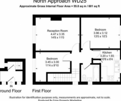 2 beds 1 bathroom North Approach, Watford WD25 - 12