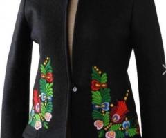 Women's handmade wool jacket